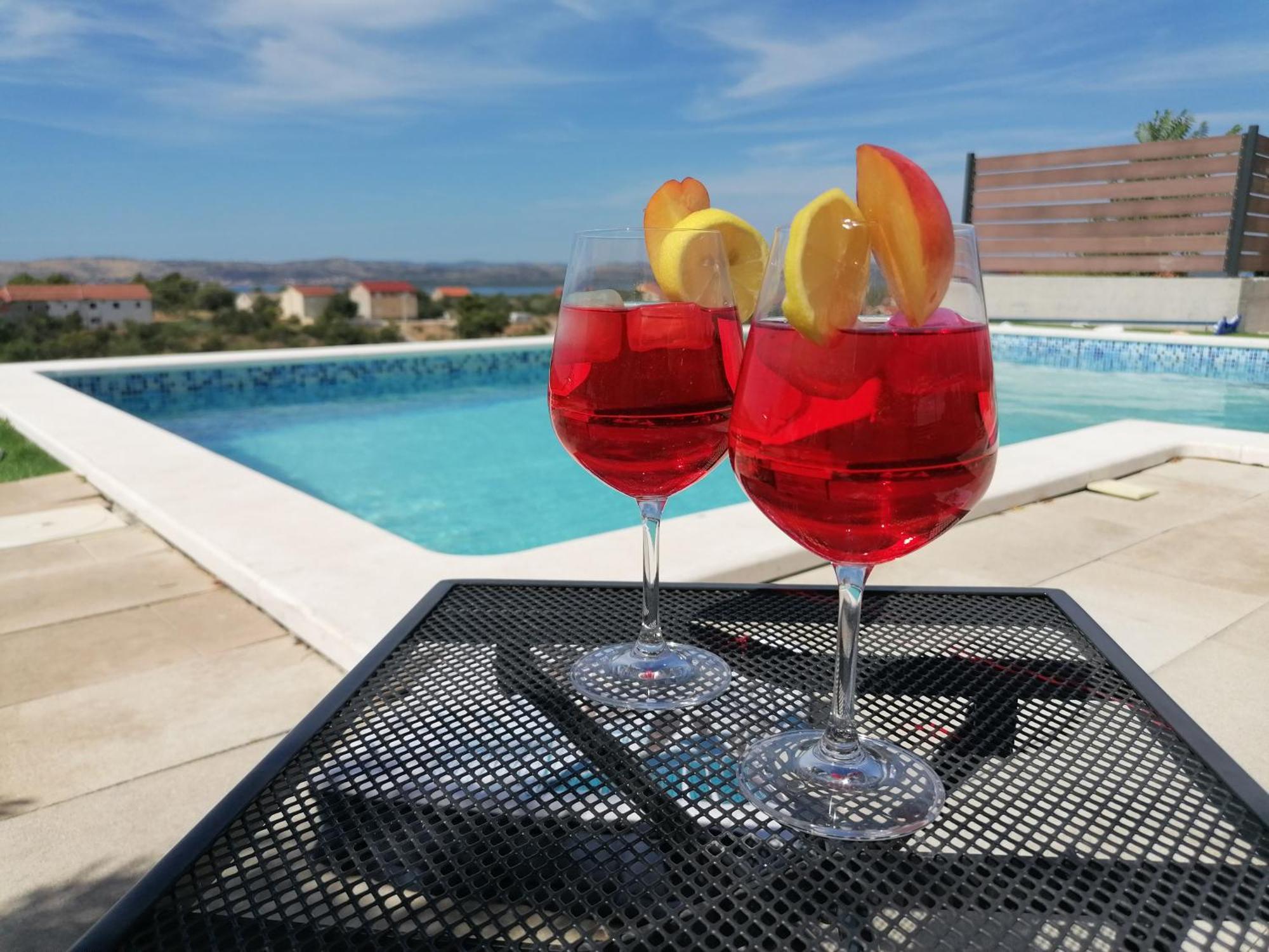 Villa Scolopax Rusticola Skradin With Heated Pool Exterior photo